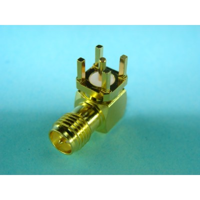 SMA HEMBRA PCB CODO POLARIDAD INVERTIDA