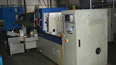 Máquina industrial en funcionamiento